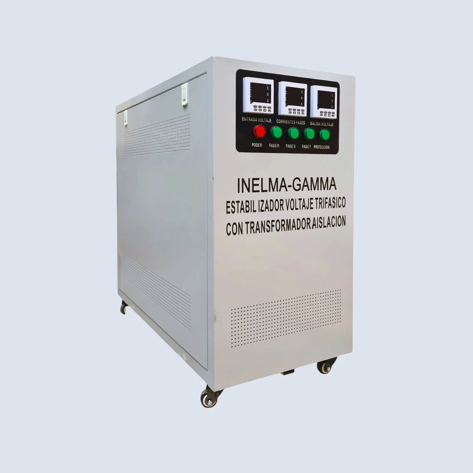 Estabilizador trifásico con aislación 30 KVA - 30000 Watts - Imagen 2