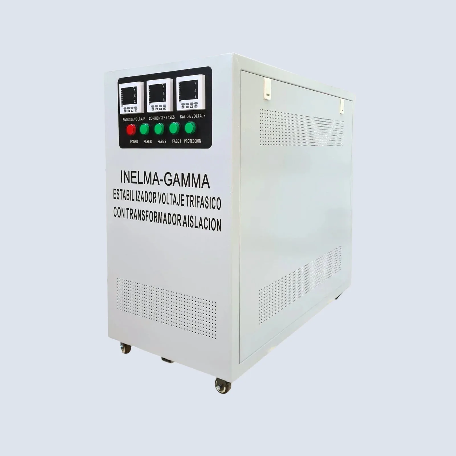 Estabilizador trifásico con aislación 30 KVA - 30000 Watts - Imagen 3